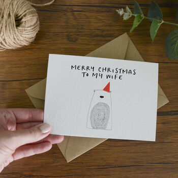 Merry Christmas To My Wife Card, 4 of 4