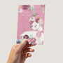 Llama With Roses Pink Happy Mothers Day Card, thumbnail 3 of 4