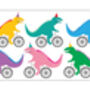 Cycling Dinosaur Personalised Water Bottle, thumbnail 4 of 4
