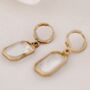 Allana Delicate Gold Zirconia Charm Earrings, thumbnail 2 of 6