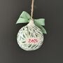 Custom Hand Painted Christmas Bauble, thumbnail 5 of 5