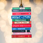 Personalised Books Christmas Tree Decoration, thumbnail 4 of 7