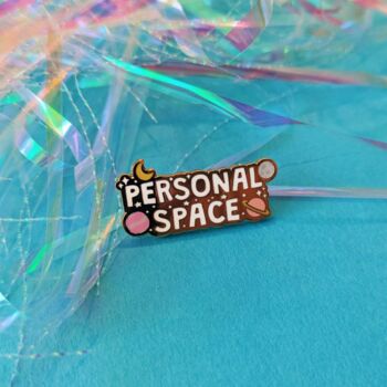 Personal Space Enamel Pin, 3 of 4