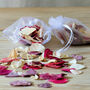20 Mini Biodegradable Mixed Rose Petal Confetti Bags, thumbnail 2 of 3