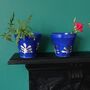 Pair Of Leaf Plant Pots, thumbnail 2 of 4