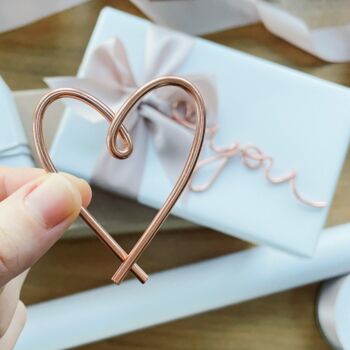 Handmade Wire Heart Token, 7 of 9