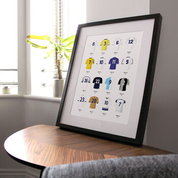 Classic Kits Football Team Print, Unframed, 9 of 12