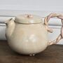 Ceramic Tea Pot In Peach, thumbnail 4 of 6