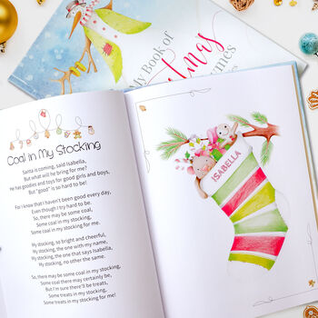 Christmas Nursery Rhymes And Personalised Poems Book, 8 of 9