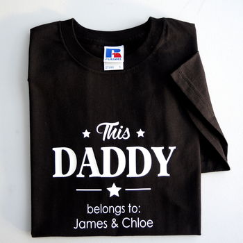 Personalised Daddy Star T Shirt, 4 of 12