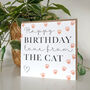 Happy Birthday From The Cat Card, thumbnail 2 of 2