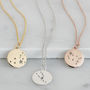 Libra Constellation Necklace Silver, Gold, thumbnail 4 of 6