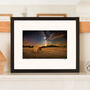 The Milky Way Above A Field Of Hay Bales Fine Art Print, thumbnail 2 of 3