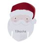 Christmas Santa Glass Decorations X 12, thumbnail 2 of 2