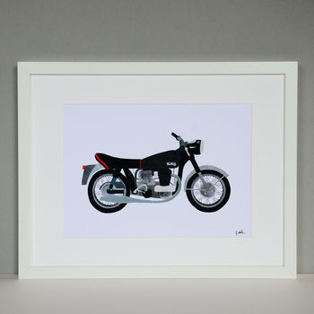 Motorbike Art Print, 9 of 9