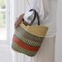 Kisi Handwoven Shopping Basket, thumbnail 2 of 6