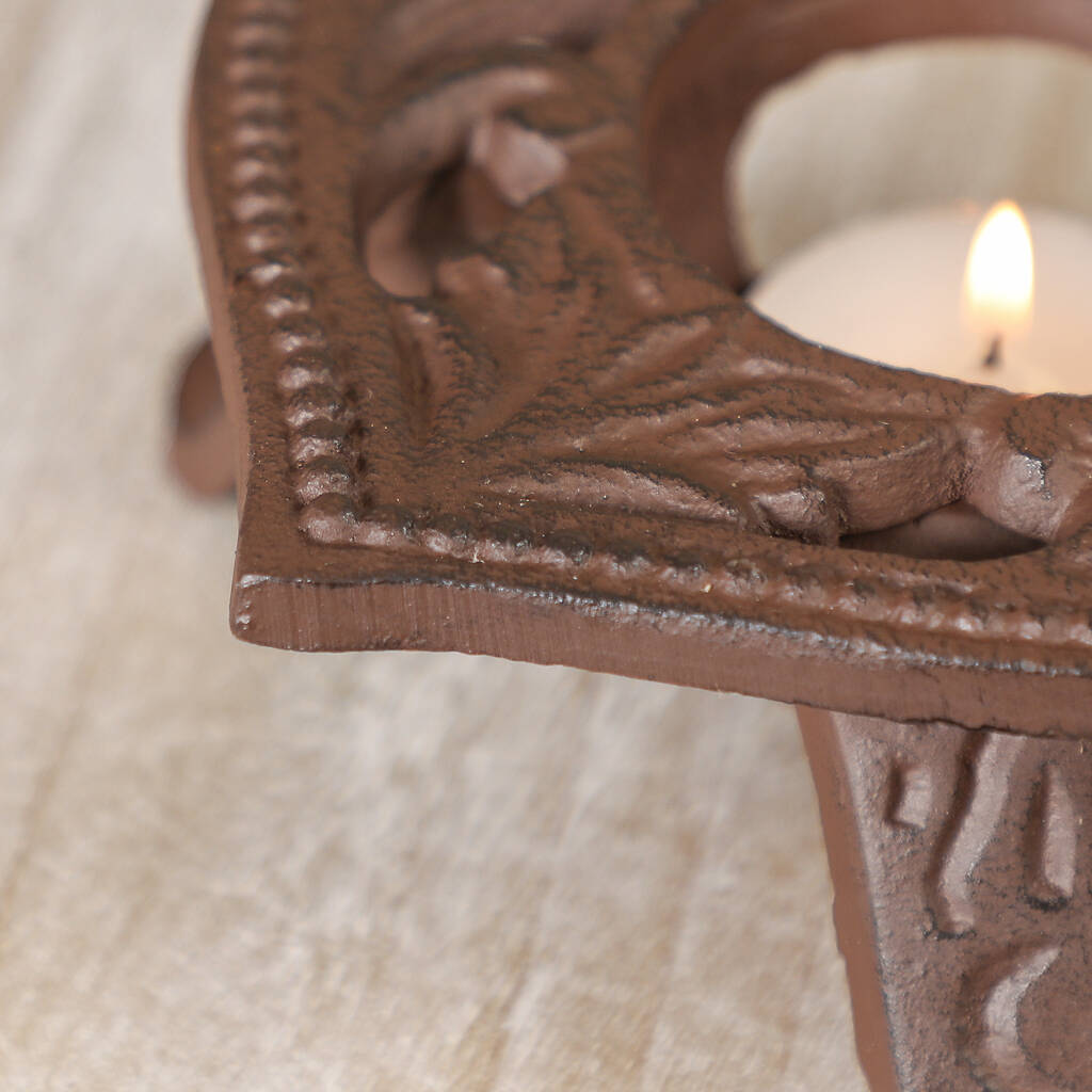 personalised cast iron 6th anniversary gift set by dibor