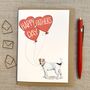 Parson Russell Terrier Father's Day Card, thumbnail 1 of 2