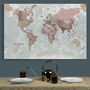 Executive World Map Canvas Print, thumbnail 1 of 5
