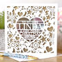 Personalised Wife Foil Christmas Card, thumbnail 1 of 2