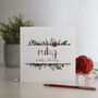 Handmade Ruby Wedding Anniversary Card, thumbnail 1 of 1