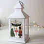 Personalised Nutcracker White Lantern – Light Up Christmas Ornament, thumbnail 3 of 5