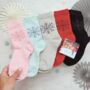 Christmas Sock Gift Box – Five Luxury Festive Pairs For Her, thumbnail 3 of 6