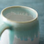 Fair Trade Handmade Ombre Two Tone Stoneware Wide Mug, thumbnail 6 of 11