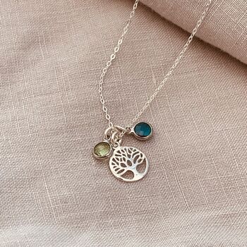 Birthstone Family Tree Necklace, 5 of 7