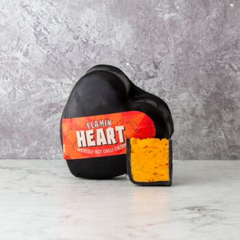 Flamin Heart Cheddar Truckle Six Pack 1200g, 3 of 3
