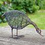 Handcrafted Wire Anka Drinking Duck Garden Ornament, thumbnail 1 of 5