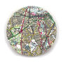 Personalised Location UK Postcode Map Drinks Coaster, thumbnail 2 of 6