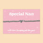 Special Nan Heart Beaded Stretch Bracelet, thumbnail 1 of 5