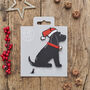 Black Cocker Spaniel Dog Christmas Decoration Personalisation Available, thumbnail 3 of 6