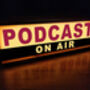 Illuminated Podcast On Air Lightbox Sign, thumbnail 1 of 2