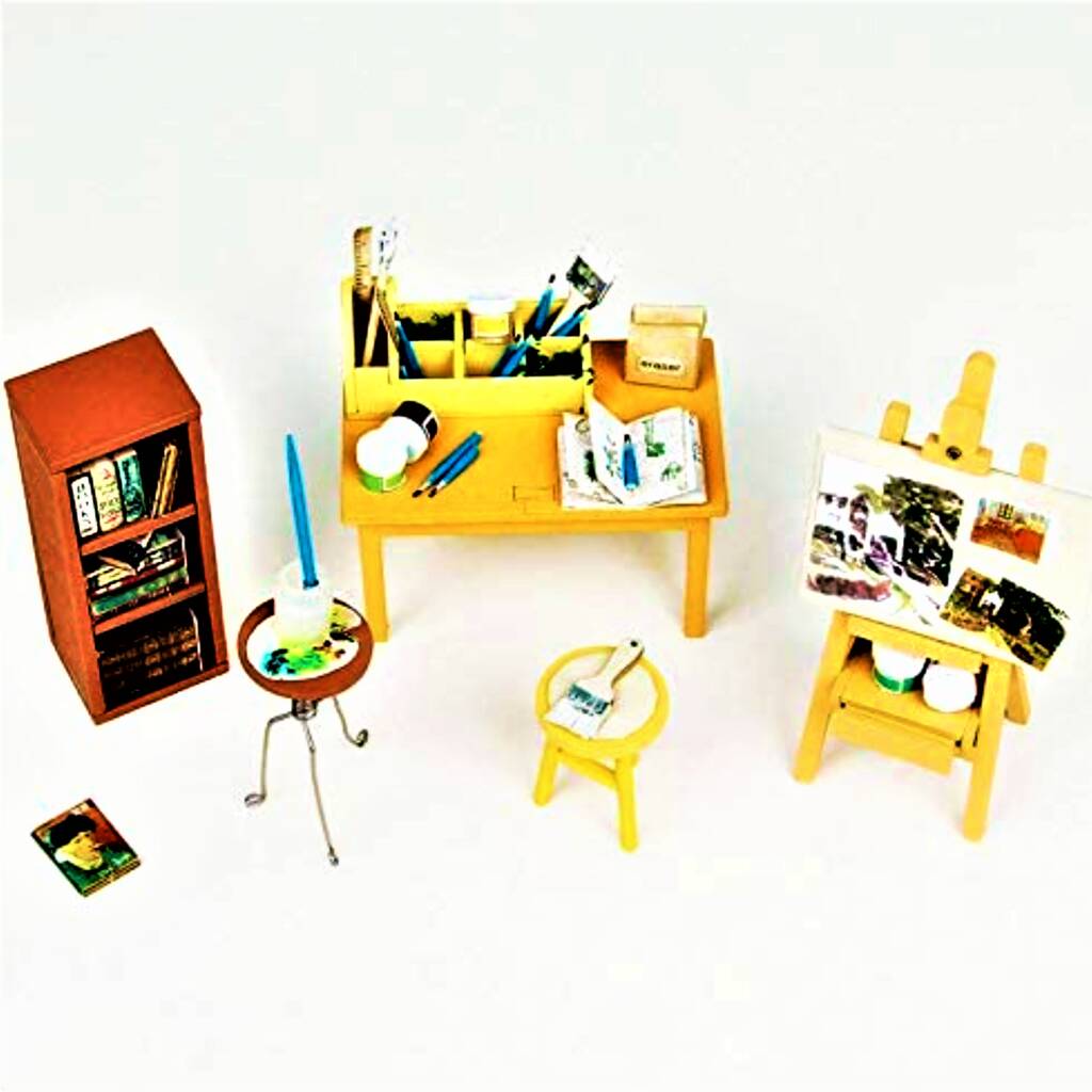 create your own artist dollhouse ada's studio by rolife by friendly