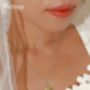 Lilly Of The Valley Sterling Silver 925 Necklace, thumbnail 9 of 9