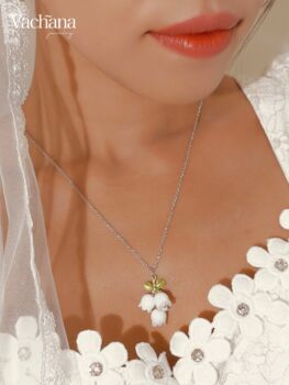 Lilly Of The Valley Sterling Silver 925 Necklace, 9 of 9