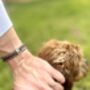 Personalised Men's Memorial Wrap Bracelet Engraved Pendant Ashes Keepsake Jewellery, thumbnail 1 of 11
