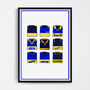 Football Shirt Poster, thumbnail 9 of 12