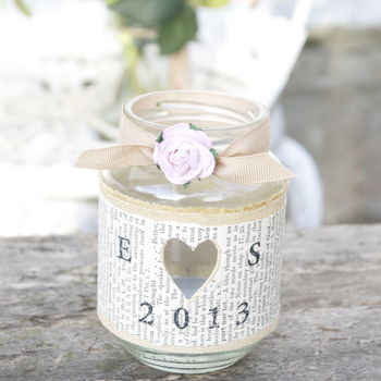 Personalised Recycled Jam Jar Candle Holders, 5 of 5
