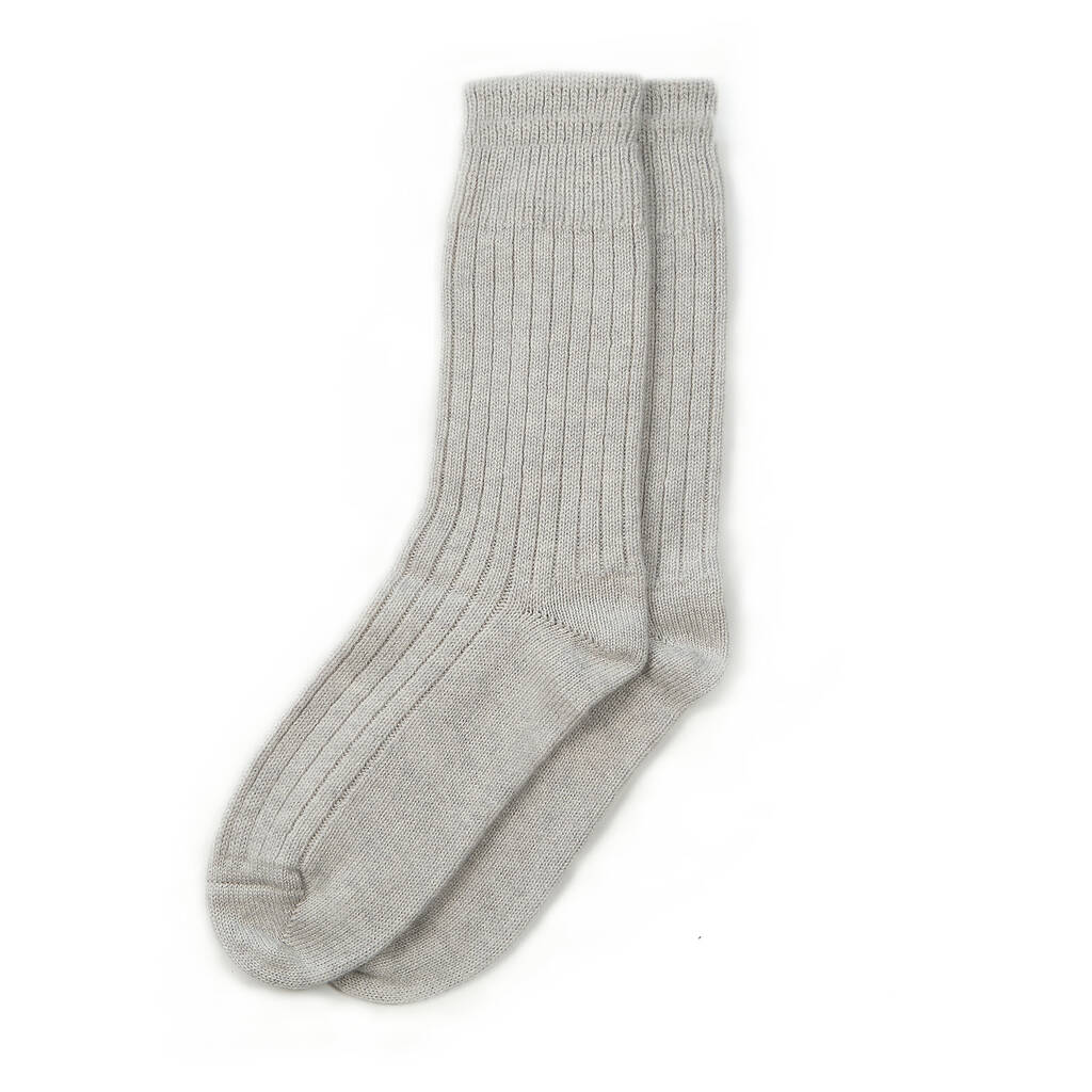 'The Cam' 100% Cashmere House Socks By The Cambridge Sock Company