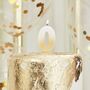 Gold Ombre 0 Number Birthday Candle, thumbnail 1 of 2