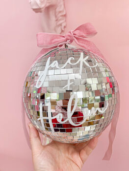 Personalised Disco Ball 20cm, 4 of 5