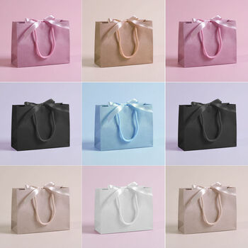 Baby Shower Luxury Gift Bags With Personalised Tag, 4 of 9