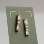 Classic Baguette Stud Earrings, thumbnail 2 of 6