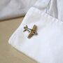 Airplane Cufflinks 316 L Stainless Steel Gift For Pilots And Travellers, thumbnail 1 of 4