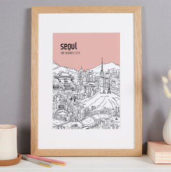 Personalised Seoul Print, 8 of 8