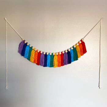 Colourful Beaded Tassel Hanging Garland, 2 of 4