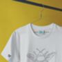 Embroidered Bee T Shirt, thumbnail 6 of 7